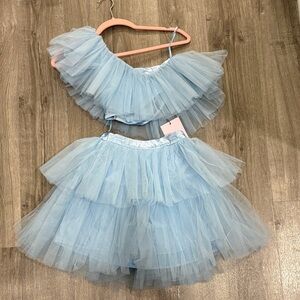 Hello Molly Sky Blue Tulle Ensemble